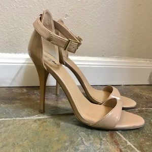 Tan Strappy High Heels